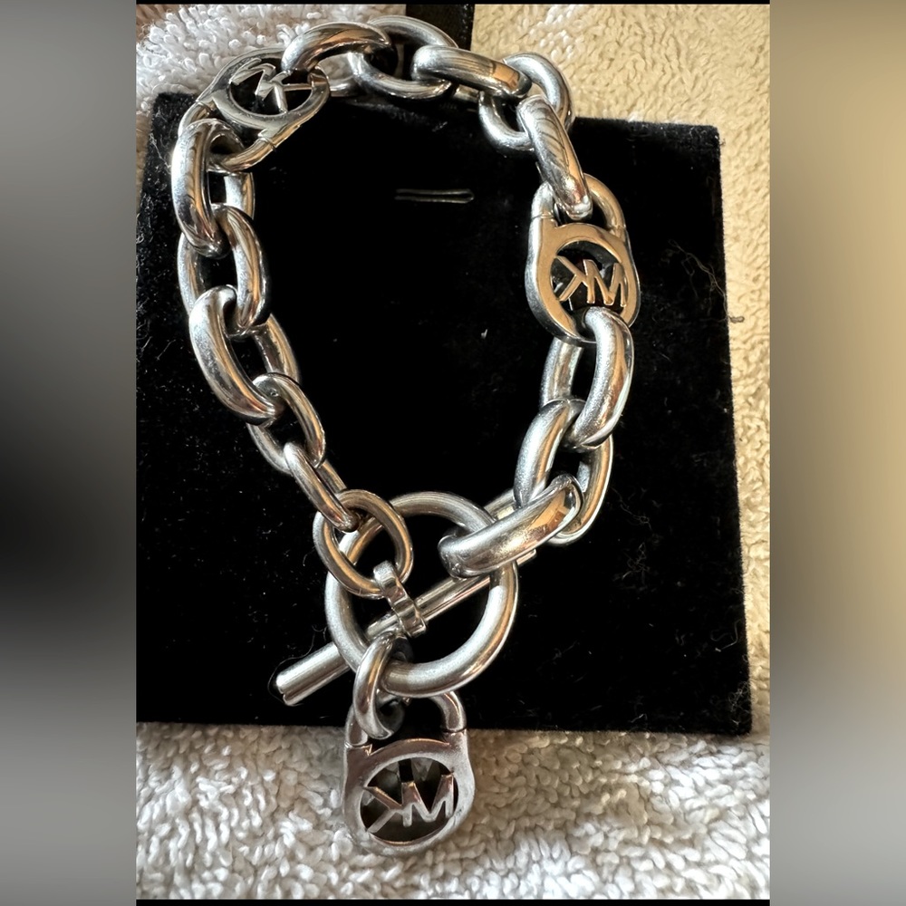 Silver MK bracelet. Worn only once or twice